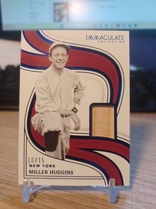2023 Immaculate Miller Huggins Bat Relic #/15