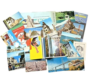 Vintage San Francisco Sacramento CA Karten Postkarten Reise Lot 1958 Ephemera - Bild 1 von 19