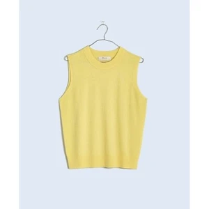 Madewell (Re)sponsible Cashmere Girocollo Maglione Gilet in Erica Narciso - Foto 1 di 7