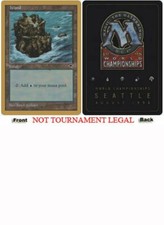 Island (Tempest A - Randy Buehler - 1998) World Championship NM CARD ABUGames