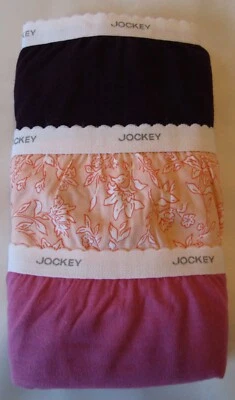 Jockey Classics 100% Cotton Briefs Underwear - Women's Size 8 - New - 3 Pack - Image 1 of 3