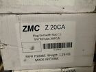 NEW ZMC Plug End with Slot for 1 3/4" RS Tube, Z 20CA  White (50 PC LOT)