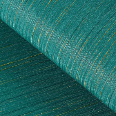 Teal Green Grasscloth Wallpaper Peel and Stick Textured Fabric Linen Wallpaper S - Image 1 of 4