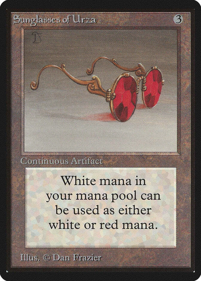 Sunglasses of Urza [Limited Edition Beta] Magic MTG - Image 1 of 1