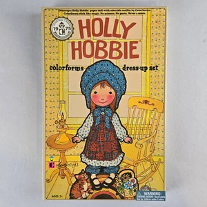 Holly Hobbie 1975 Reproduction Colorforms Dress-up Set Prairie Girl Paper Doll - Picture 1 of 9