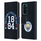 Manchester City Man City Fc Graphics Leather Book Case For Huawei Phones 4