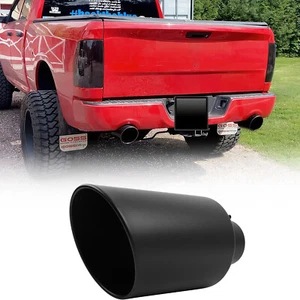 For Dodge Ram 1500 2500 3500 Cummins Diesle Exhaust Tip 4" In 8" Out 15'' Length - Picture 1 of 15