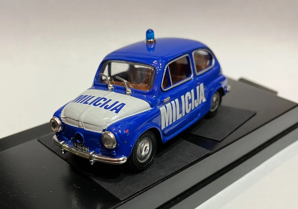 1/43 ZASTAVA 750 FIAT 600 MILICIJA 1991 PROGETTO K PKC002 RARE *NO CARD BOX* - Immagine 1 di 1