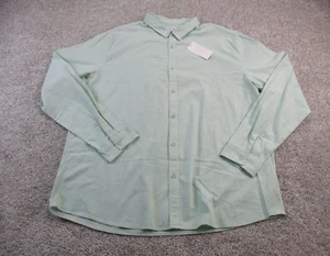 APRAW Mens Linen Button Down Shirts Long Sleeves Summer Beach Casual 3XL NWT - Picture 1 of 9