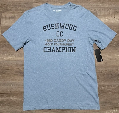 Camiseta Travis Mathew Para Hombre Mediana Bushwood Country Club Caddy Día Campeón de Golf Foto 1 de 4