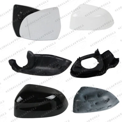 Conductor pasajero para BMW X5 F15 X6 F16 2014 ~ 2018 cubierta de espejo lateral marco de lámpara  Foto 1 de 4