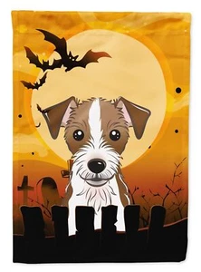 Caroline's Treasures BB1760GF Halloween Jack Russell Terrier Garden Flag Mail... - Picture 1 of 7