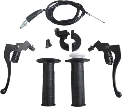 Throttle Handle Right Brake Lever kit For Suzuki JR50 RM100 RM125 RM 50 60 RM80 - Image 1 of 4