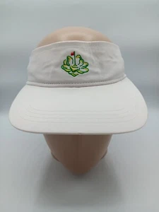 Rare Womens Masters Augusta  National  Amateur Golf Visor Clean White  - Picture 1 of 9