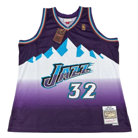 Mitchell & Ness Karl Malone Utah Jazz Jersey 1996-97 HWC Swingman Size 2XL New Cover