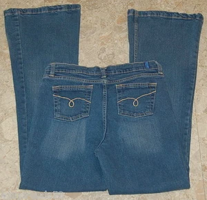Girls Jeans STEVE & BARRYS Flared HEGE POCKET FLARE Low Rise 16 Regular - Picture 1 of 2