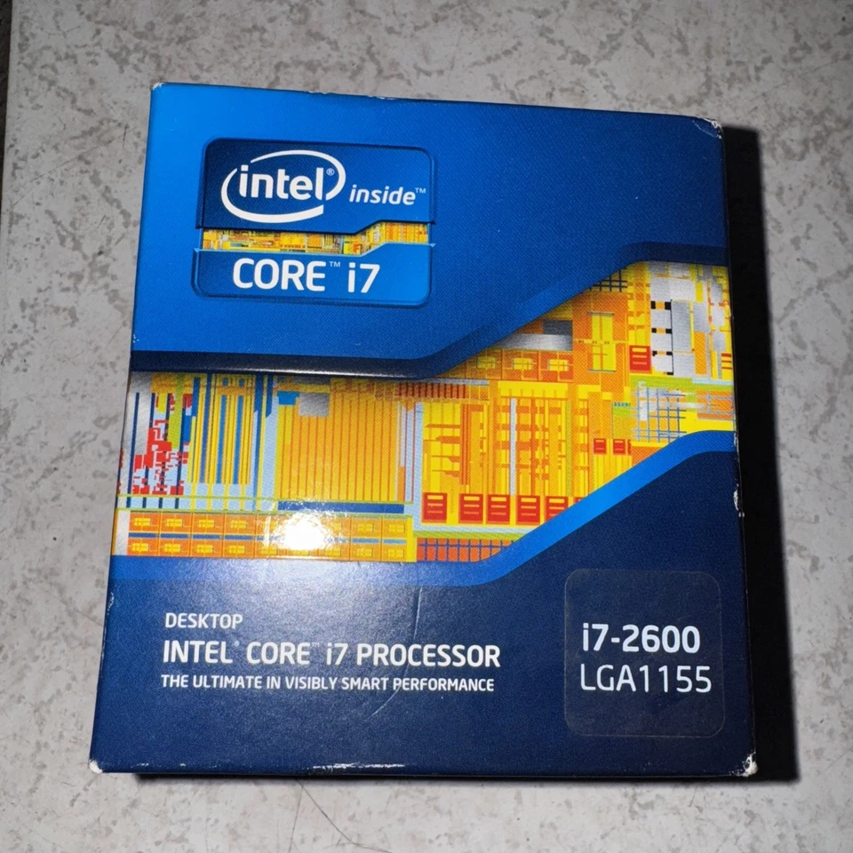 New Factory Sealed Intel Core i7-2600 Intel - i7 Processor LGA1155 - Image 1 of 4