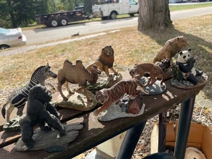 Vintage 1987 Lot von 8 Franklin Mint Wild Life Preservation Figuren - Bild 1 von 11