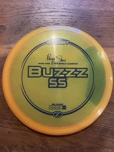 Discraft Paige Shue Buzzz SS Z Plastic Used Midrange Disc Yellow 179 Grams - Picture 1 of 3