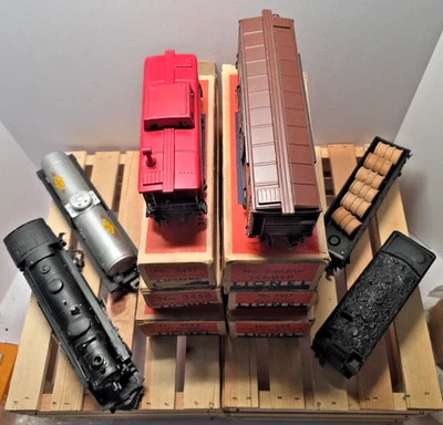 JUEGO NAVIDAD LIONEL 463 1945 SOLO RUEDA GIRATORIA TODOS LOS COCHES Foto 1 de 4