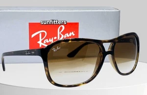 Ray Ban CATS 4000 havana/brown gradient RB4128 710/51 60 sunglasses NEW IN BOX! - Picture 1 of 13