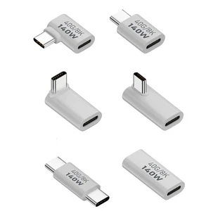 Adattatore 90 Angolo Retto USB C a USB C Tipo C Ricarica Rapida Convertitore - Foto 1 di 18