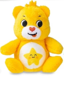 Neu OHNE KARTON Micro Teenies Care Bears 3 Zoll Mini Plüsch gelb lach viel Bär  - Bild 1 von 2