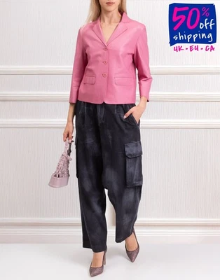 PVP €1030 Y'S YOHJI YAMAMOTO Pantalones Carga Talla 1 S Tie Dye Hecho en Japón Foto 1 de 4