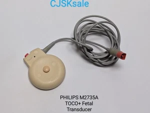 PHILIPS M2735A TOCO+ Fetal Transducer (USED). - Picture 1 of 6