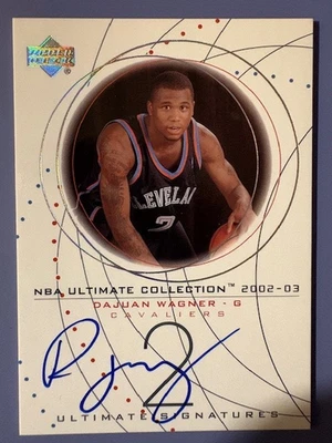 2002-03 Dajuan Wagner UD Ultimate Collection Signatures - Image 1 of 2