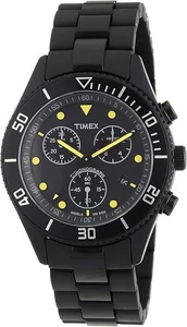 Timex Originals Sport Chronograph am PU-Armband und gelben Akzenten T2N866. - Bild 1 von 4