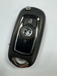 GENUINE VAUXHALL 2 BUTTON REMOTE FLIP KEY FOB CORSA ASTRA ETC, TESTED !!! - Picture 1 of 4