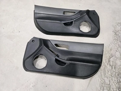 Par de paneles de puerta negro gris 94 95 96 Honda Civic Del Sol 1993-1997 OEM Foto 1 de 4