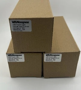 VANoopee 3 J Type Track Lighting Heads 10W LED Track Light - Picture 1 of 5
