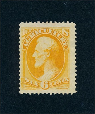 drbobstamps US Scott #O4 Mint No Gum Official Agriculture Stamp Cat $130 - Image 1 of 2
