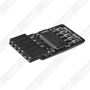 1 x 2.0 TPM Module For GIGABYTE Motherboards GC-TPM2.0_S TPM Module 12 Pin 12-1 - Afbeelding 1 van 5