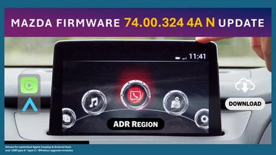 Mazda Firmware Update 74.00.324 4A N ADR - Full Support, CarPlay/Android Auto - Bild 1 von 4