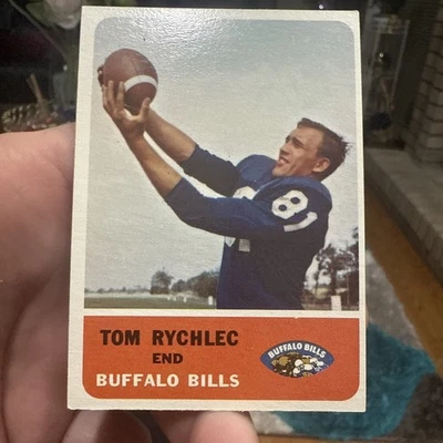 1962 Fleer Football Tom Rylchlec #15 Buffalo Bills End Wax On Back Razor Sharp - Image 1 of 4