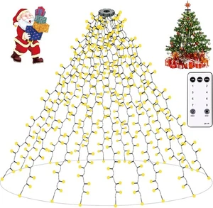 Cascading Twinkle Lights for Christmas Tree,Dimmable 400 LEDs 20 Lines  - Picture 1 of 6