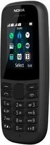 New Nokia 105 Dual SIM Black Unlocked Basic Mobile Phone (Free SIM) 4th Edition - Afbeelding 1 van 9
