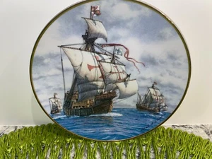 Vintage THE FIRST VOYAGE LIMITED EDITION PLATE - American Geographic Society - Bild 1 von 5