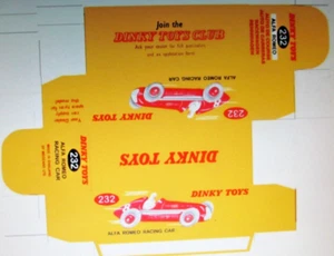 REPRO REPLICA BOX FOR DINKY ALFA ROMEO 232 - Picture 1 of 1
