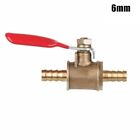 Brass Ball Valve For Water  Oil  And Gas With Hose Barb Inline Connection