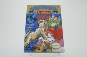 King's Knight (Nintendo NES) cartridge w/ Box, sleeve, manual, foam - oval seal