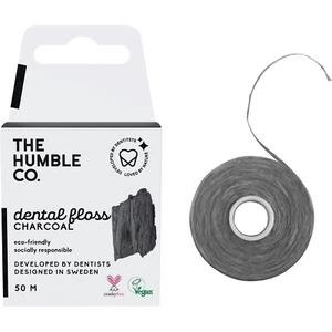 Humble Dental Floss Aktivkohle, gewachst, vegan, 50 m - Bild 1 von 3