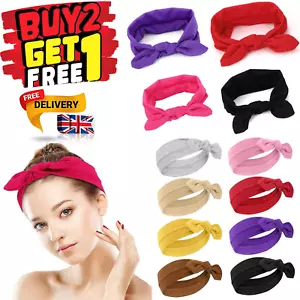 Diadema para mujeres diademas diademas elásticas yoga deportes bandana turbante torcido - Imagen 1 de 54