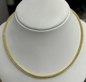 BRAND NEW 14k Two Tone Gold Box Chain 15.3 Grams 24" Long 2.8 mm Necklace - Picture 1 of 4