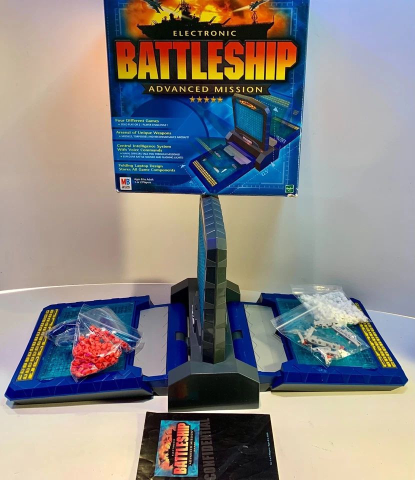 ELECTRONIC BATTLESHIP Advanced Mission Navy Game Complete Works MB Vintage 2000 - Image 1 of 1