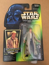 Star Wars POTF2 Han Solo Endor Gear (Green Card) 1996 holo sticker