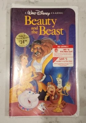 WALT DISNEYS BEAUTY AND THE BEAST VHS 1992 BLACK DIAMOND THE CLASSICS NEW SEALED - Image 1 of 4